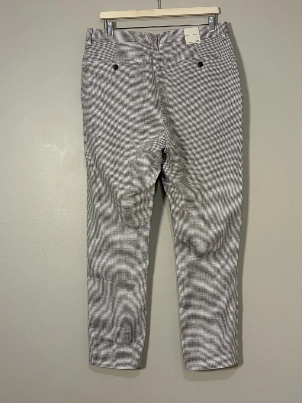 Banana Republic | New Houndstooth Tailored Slim Fit trousers Men’s size 33 x 30
